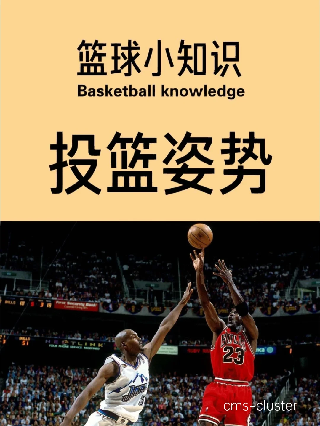 投篮姿势示意图