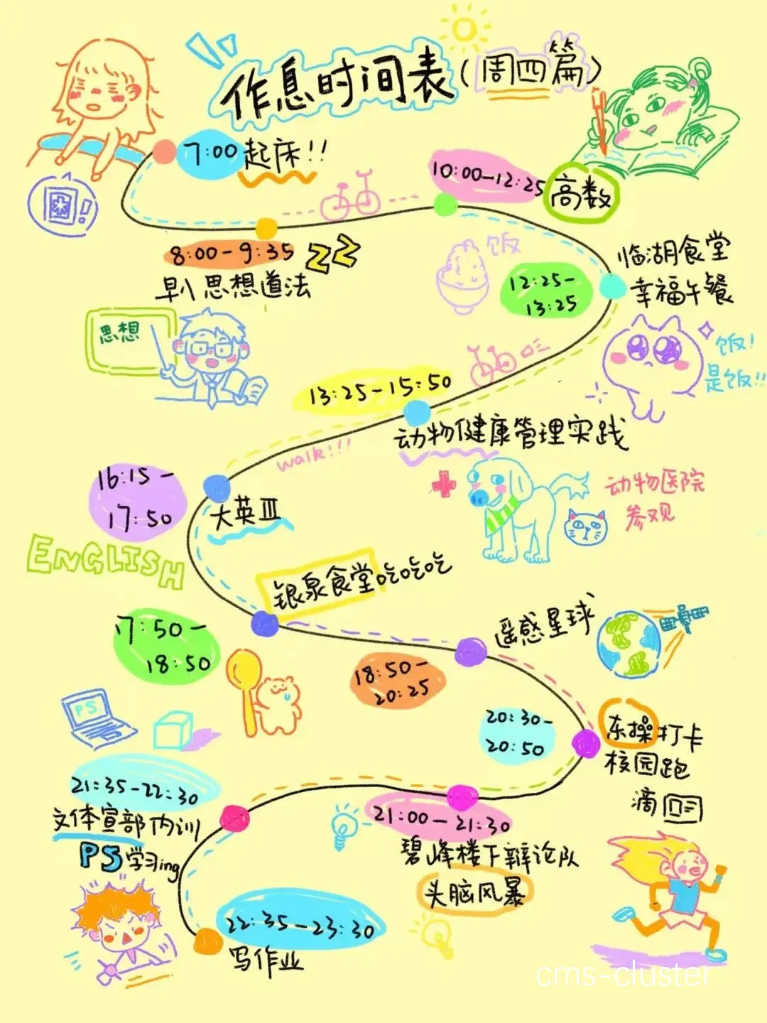 个性化训练日程示例