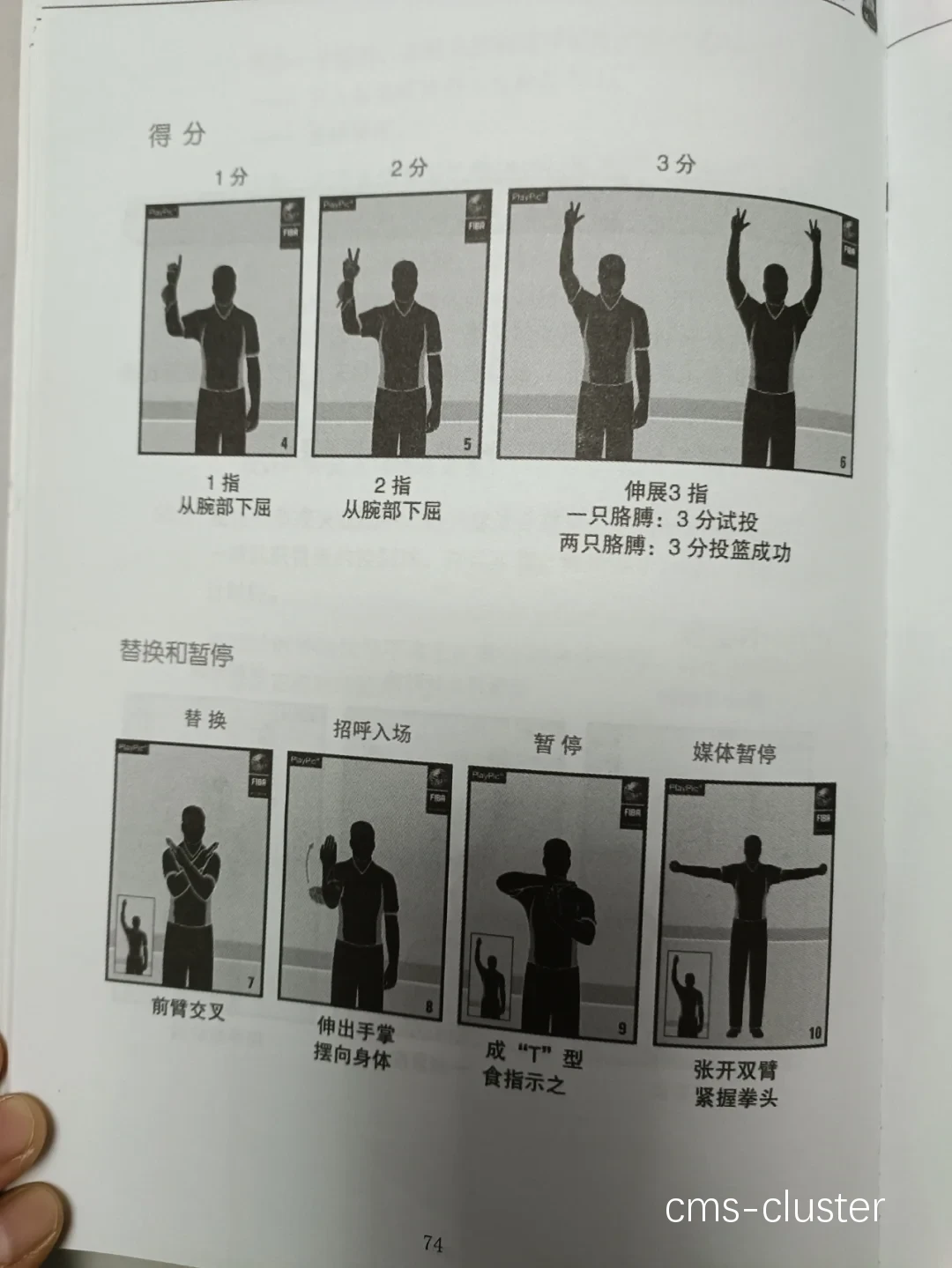 篮球比赛中的沟通