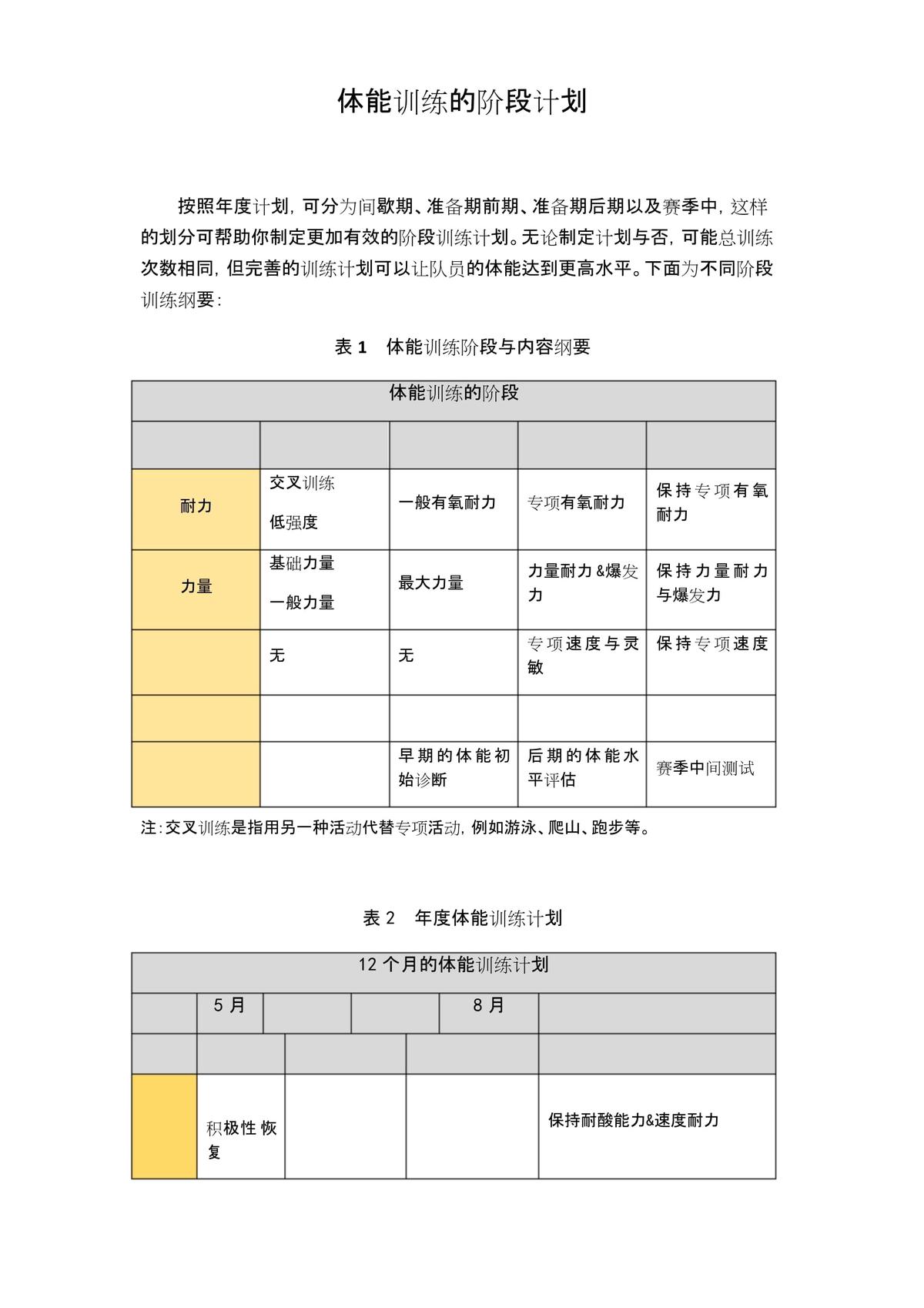 篮球训练计划