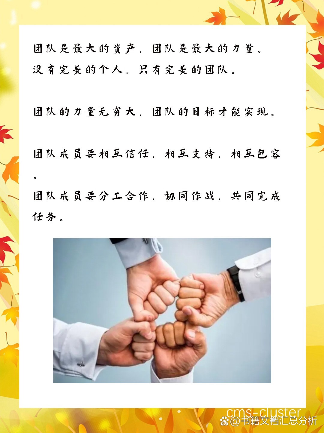 团队合作与责任感