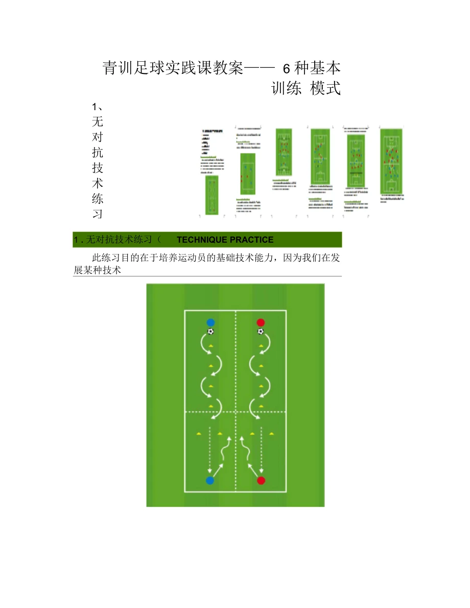 训练课程示意图