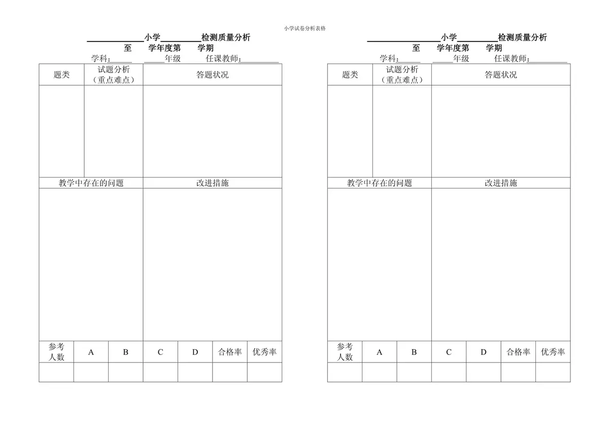 表格示例