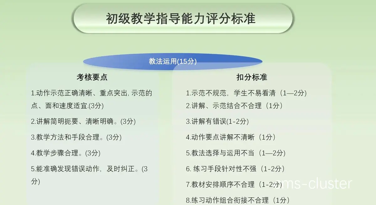教练教学风格