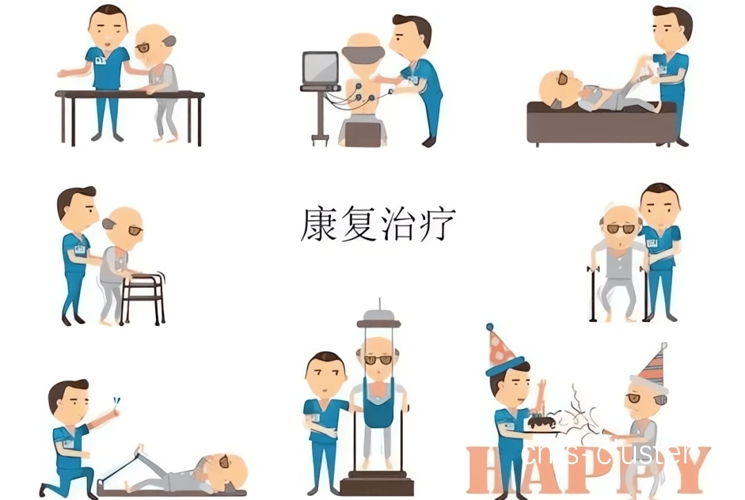 康复期测量示意图
