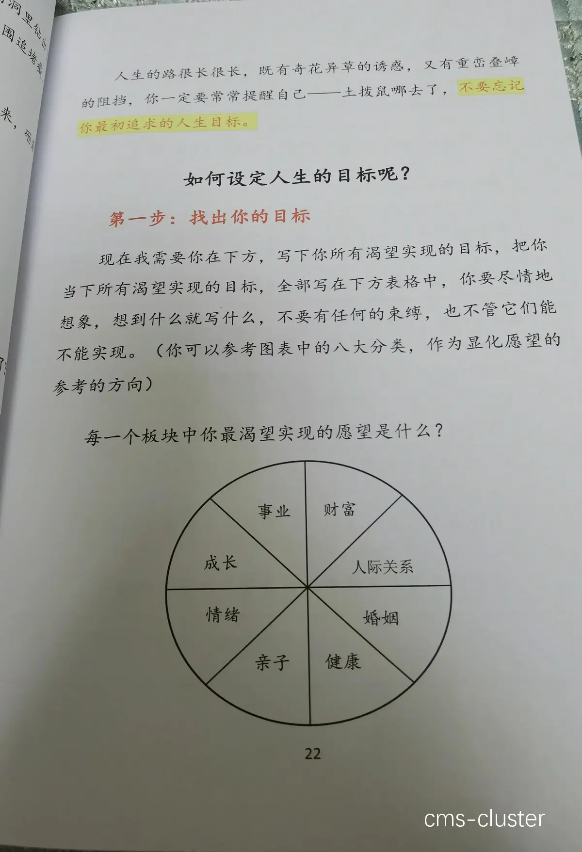 设定目标示例