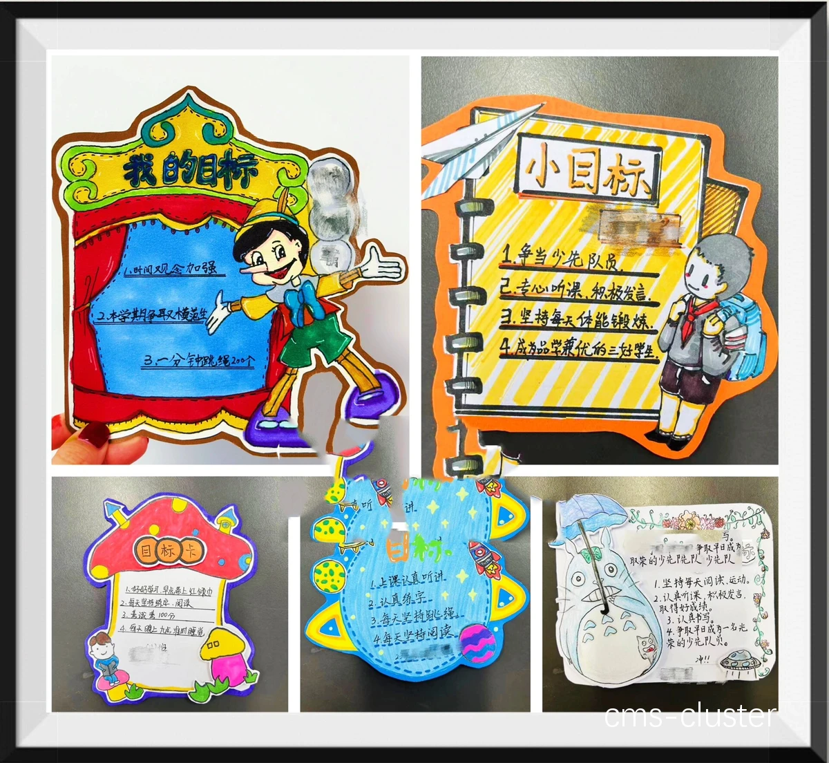 设定小目标示意图