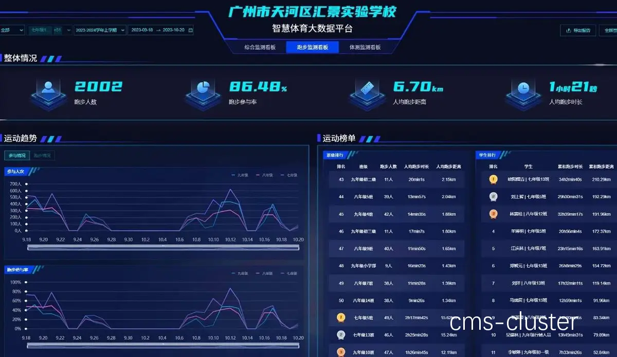 智慧体育平台界面