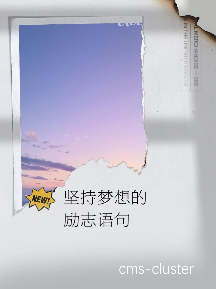 梦想与坚持