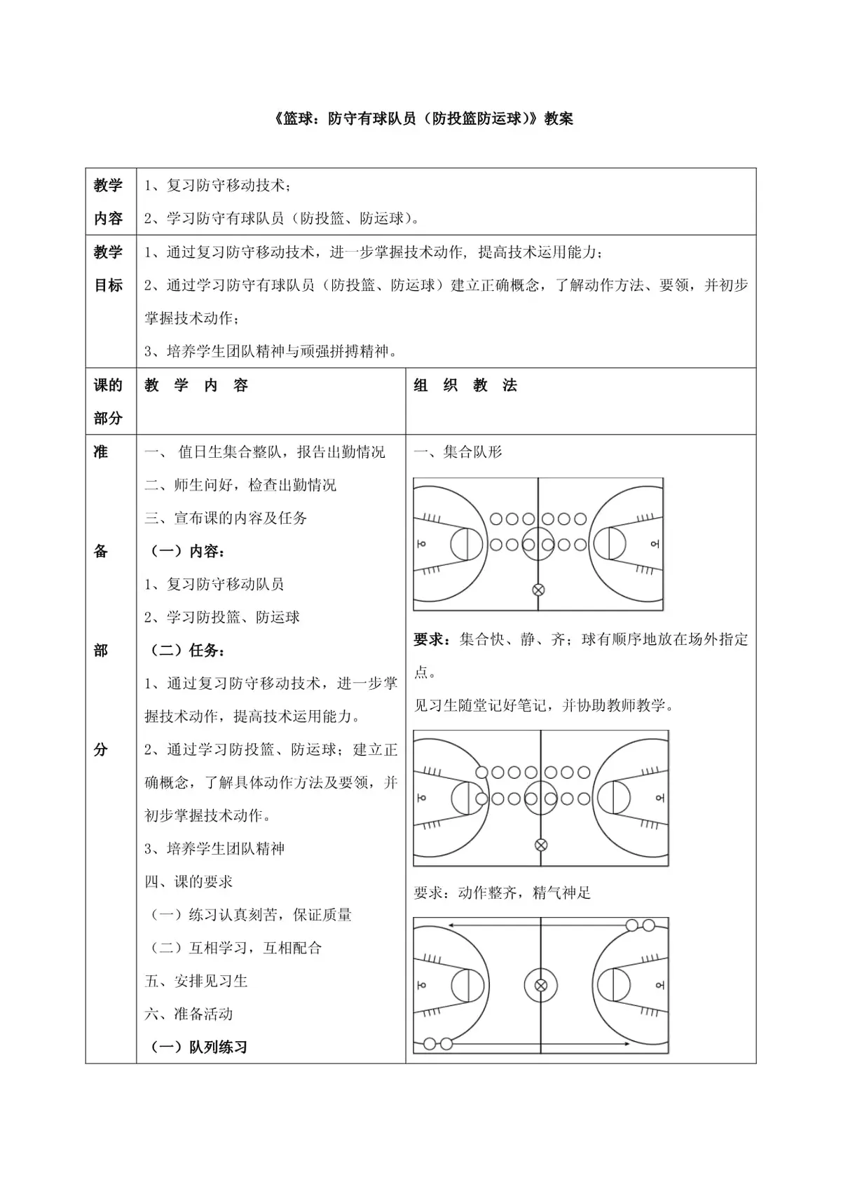 中年篮球爱好者的防守训练方案